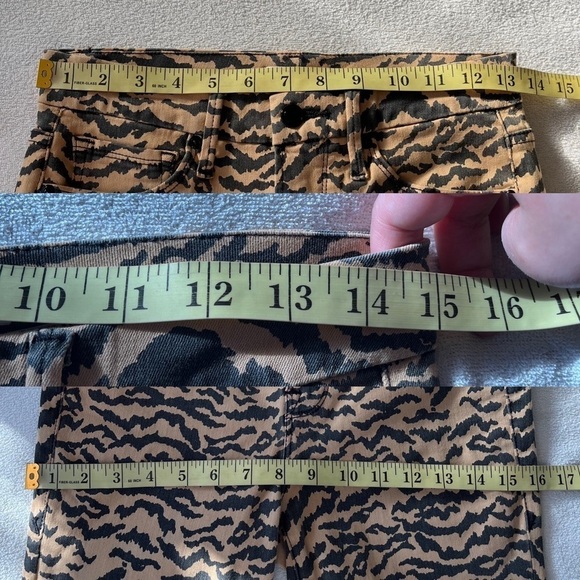 Good American Good Waist Crop High Waist Jean 4/27 Zebra Print - Picture 15 of 16